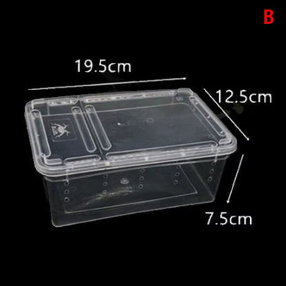 1PCS Reptile Tank Insect Spiders Tortoise Lizard Acrylic Transparent Breeding Box Vivarium Lid Reptile Pet Product