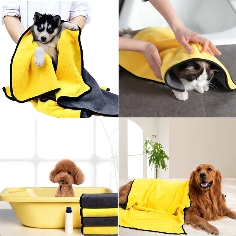 Quick-Drying Pet Towels