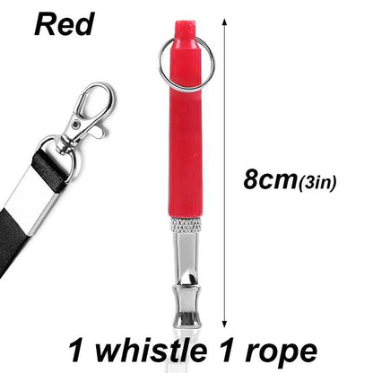 Dog Whistle with Lanyard Adjustable Dog Whistle Pet Dog Training Sound Stop Barking Control for Pet Obedience Sound Repeller