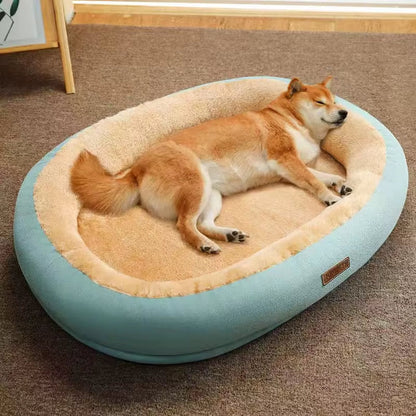 Pet Cat Dog Bed Cozy Square Plush Kennel Puppy Sofa Bed Cushion Pet Product Accessories for Small Medium Animal Doghouse