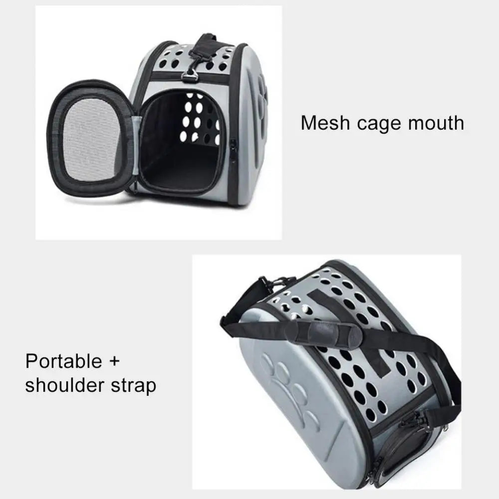 New Fashion Dog Cat Pet Puppy Carrier Cage Fashionable Breathable Foldable Pet Carrier Crossbody Bag ​Pet Products Accessories