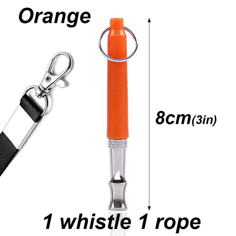 Dog Whistle with Lanyard Adjustable Dog Whistle Pet Dog Training Sound Stop Barking Control for Pet Obedience Sound Repeller