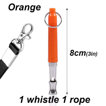 Dog Whistle with Lanyard Adjustable Dog Whistle Pet Dog Training Sound Stop Barking Control for Pet Obedience Sound Repeller