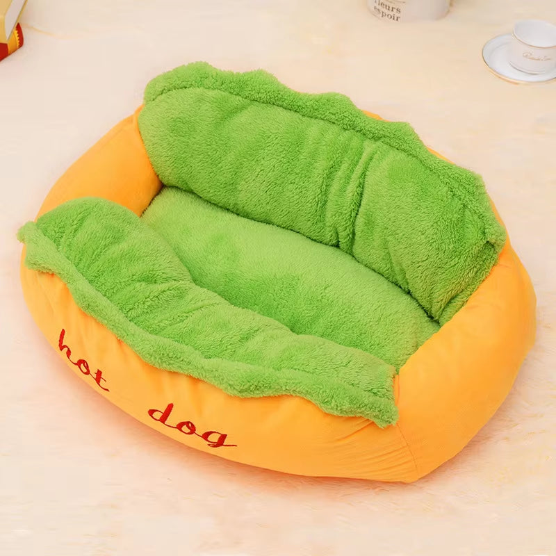 Hot Pet Dog Puppy Dog Bed Various Size Large Dog Lounger Bed Kennel Mat Soft Fiber Warm Soft Bed House Product for Dog and Cat