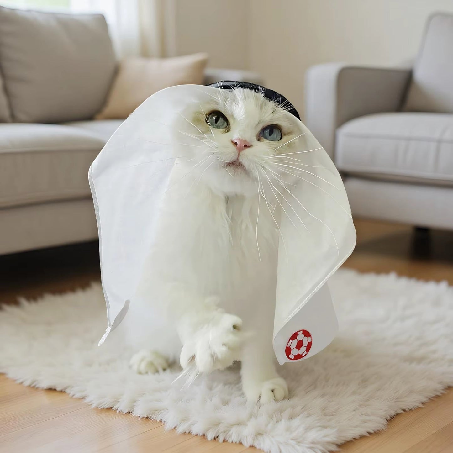 Dog Head Wrap Middle Eastern Cat Head Wrap Cosplay Dress up Costume Outfit Photo Props Decoration for Dogs Small Cats Halloween