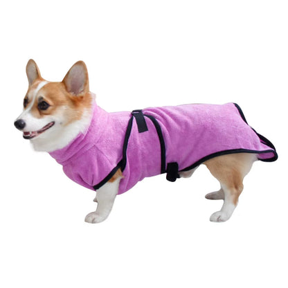 New Bathrobe for Dog Drying Towel Microfiber Quickly Absorbing Water Bath Towel Cat Hood Pet Bath Towel Grooming Pet Product