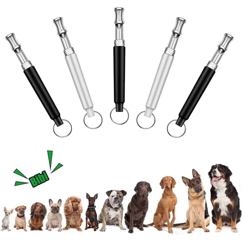 Dog Whistle with Lanyard Adjustable Dog Whistle Pet Dog Training Sound Stop Barking Control for Pet Obedience Sound Repeller