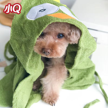 Dog Cat Cleaning Necessary Pet Drying Towel Ultra-Absorbent Dog Bath Towel Puppy Small Large Animals Pajamas Costume Pet Product