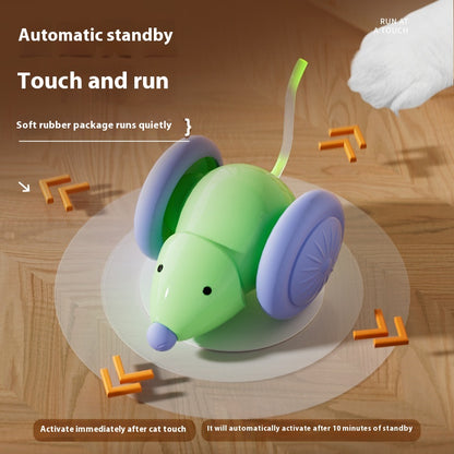 Pet Toys Interactive Cat Toy Electric Mouse Car - Automatic Teaser with Intelligent Obstacle Avoidance Pet Products