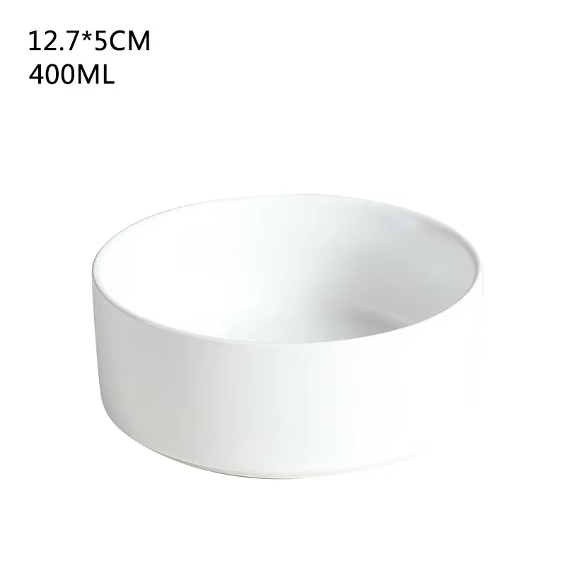 Self-Assembly Ceramic Double Cat Bowl Dog Bowl 400ML Pet Feeding Water Bowl Cat Puppy Feeder Product Suppliesfood Water Bowls
