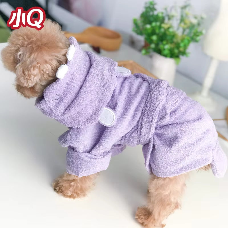 Dog Cat Cleaning Necessary Pet Drying Towel Ultra-Absorbent Dog Bath Towel Puppy Small Large Animals Pajamas Costume Pet Product