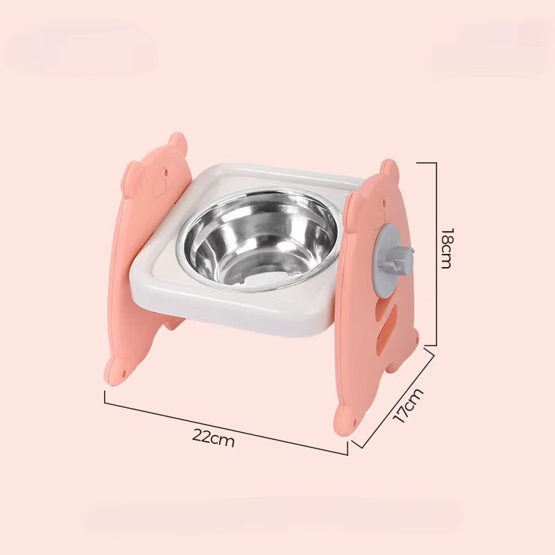 Non-Slip Double Cat Bowl Dog Bowl with Stand Pet Feeding Cat Water Bowl for Cats Food Pet Bowls for Dogs Feeder Product Supplies