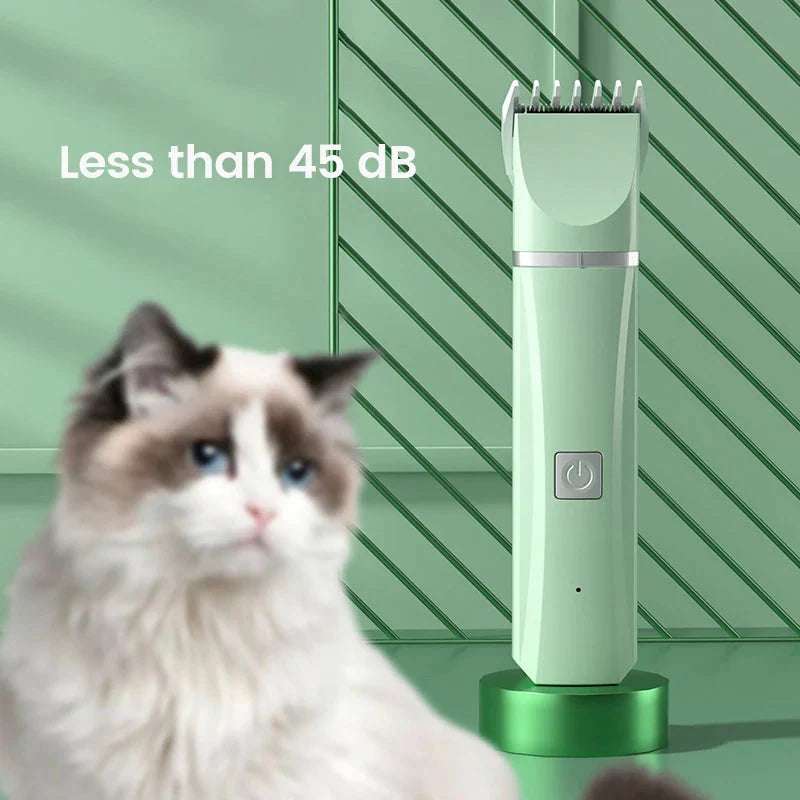 4-in-1 Electric Pet Grooming Kit4 in 1 Electric Pet Grooming Kit - Hair Trimmer, Clippers, Nail Grinder for Cats & Dogs