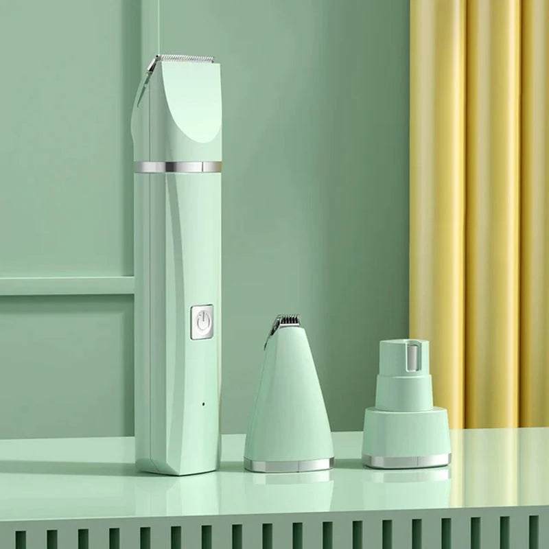 4 in 1 El4-in-1 Electric Pet Grooming Kitectric Pet Grooming Kit - Hair Trimmer, Clippers, Nail Grinder for Cats & Dogs