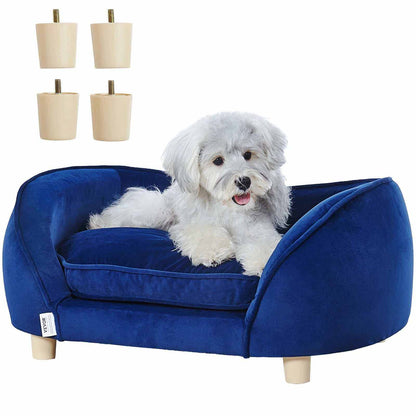 Pet Sofa Dog Couch for Medium-Sized Dogs and Cats Soft Velvety Dog Sofa Bed for Living Room Bedroom Pet Store or Clinic