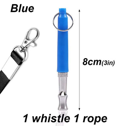 Dog Whistle with Lanyard Adjustable Dog Whistle Pet Dog Training Sound Stop Barking Control for Pet Obedience Sound Repeller