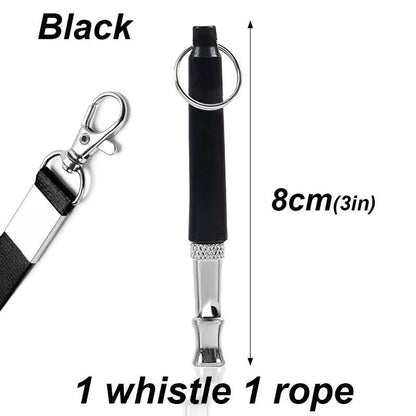 Dog Whistle with Lanyard Adjustable Dog Whistle Pet Dog Training Sound Stop Barking Control for Pet Obedience Sound Repeller
