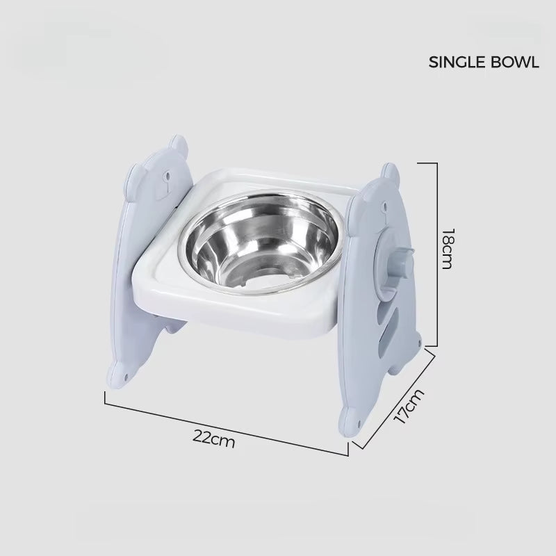 Non-Slip Double Cat Bowl Dog Bowl with Stand Pet Feeding Cat Water Bowl for Cats Food Pet Bowls for Dogs Feeder Product Supplies