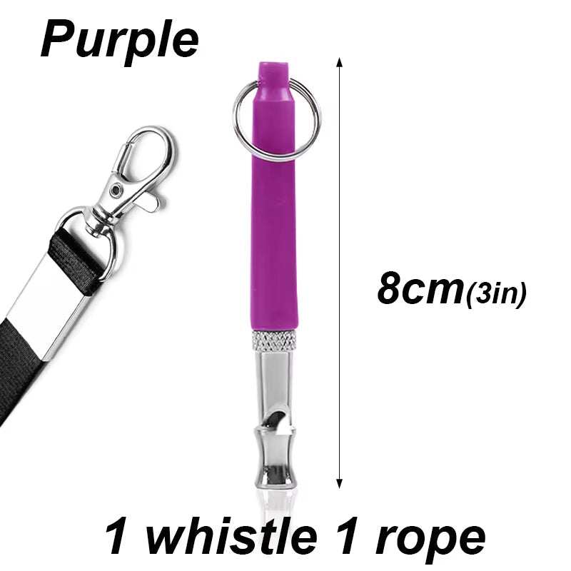 Dog Whistle with Lanyard Adjustable Dog Whistle Pet Dog Training Sound Stop Barking Control for Pet Obedience Sound Repeller