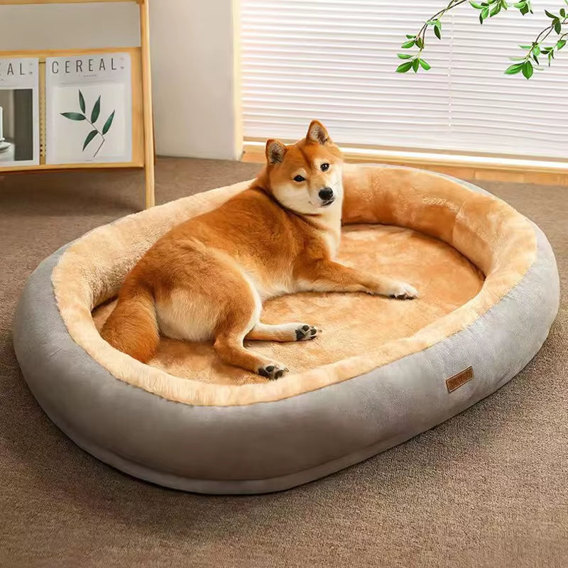 Pet Cat Dog Bed Cozy Square Plush Kennel Puppy Sofa Bed Cushion Pet Product Accessories for Small Medium Animal Doghouse